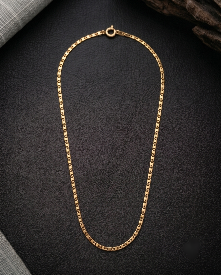 Womenβs Gold Finish Infinity Chain β Anti-Tarnish