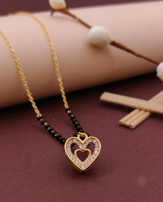 Classic Black Bead Chain Mangalsutra