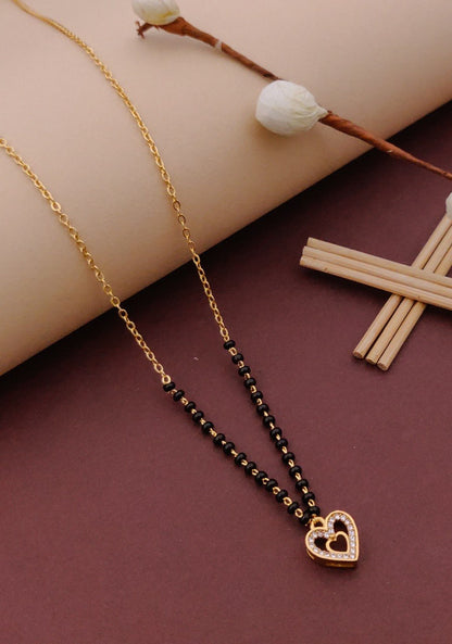 Classic Black Bead Chain Mangalsutra