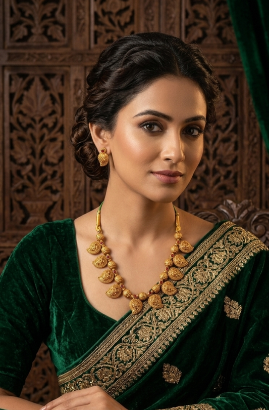 Premium Traditional Paisley Necklace Set