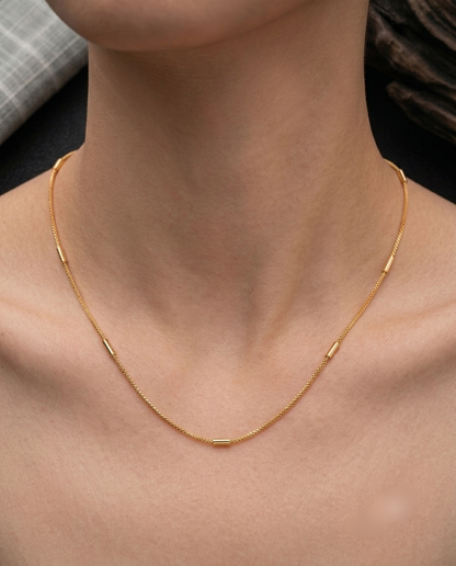 Anti-Tarnish Chain for Women – Gold Finish Infinity