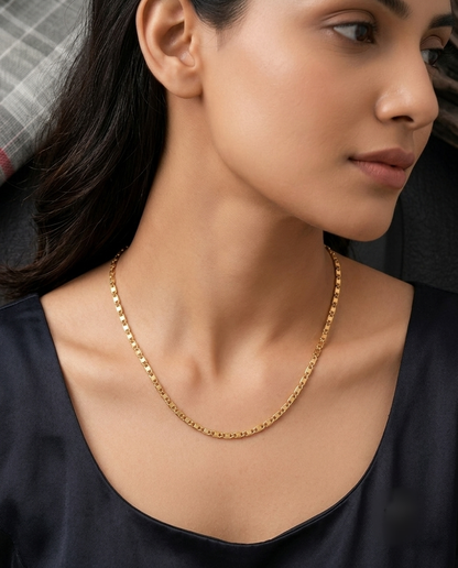 Women’s Gold Finish Infinity Chain – Anti-Tarnish