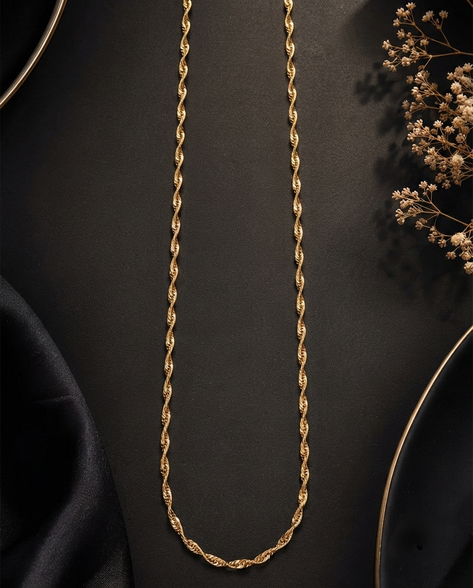 Anti-Tarnish Gold Chain for Women – Infinity Design