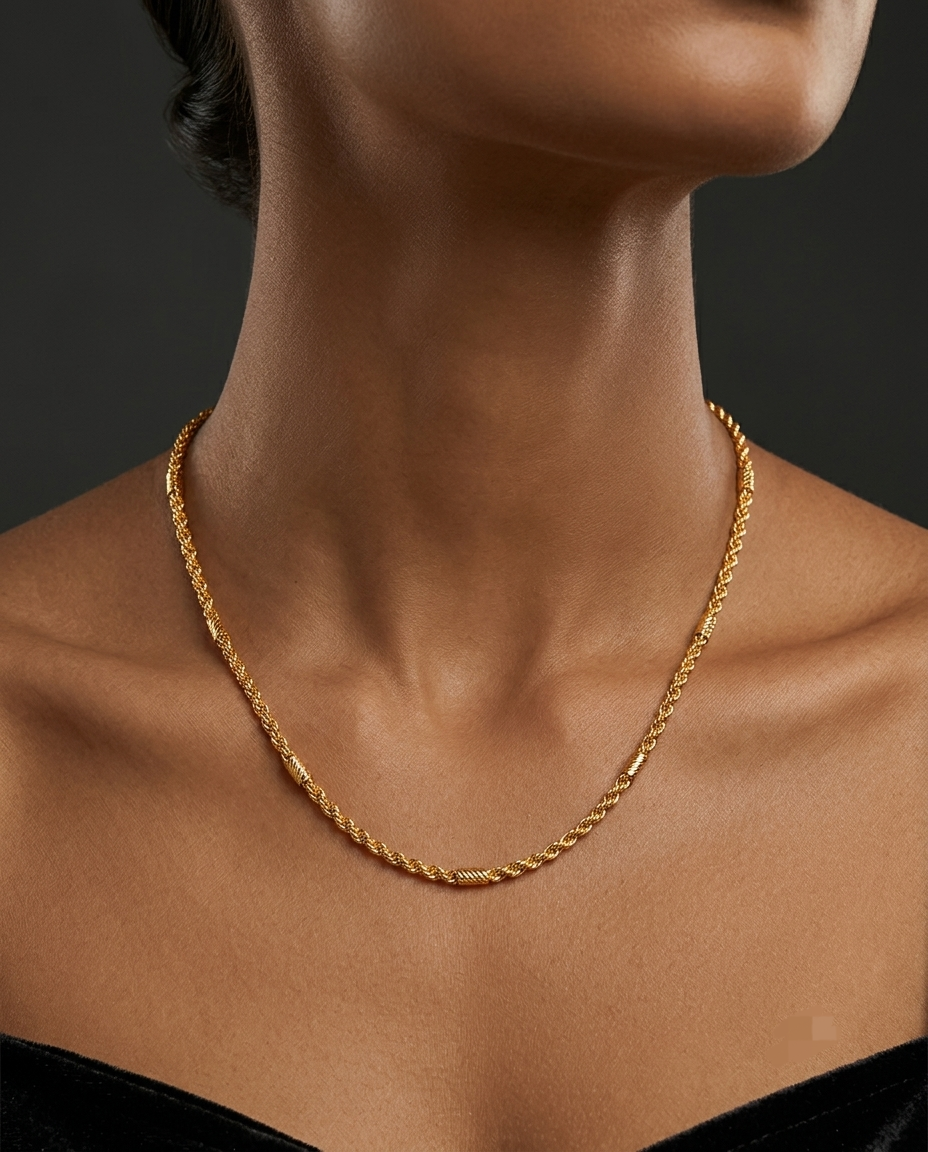 Anti-Tarnish Gold Chain for Women – Infinity Design
