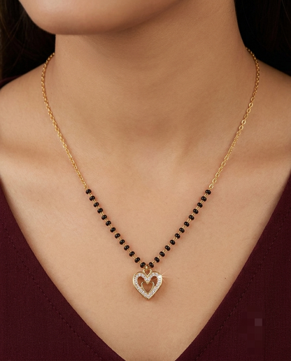 Classic Black Bead Chain Mangalsutra