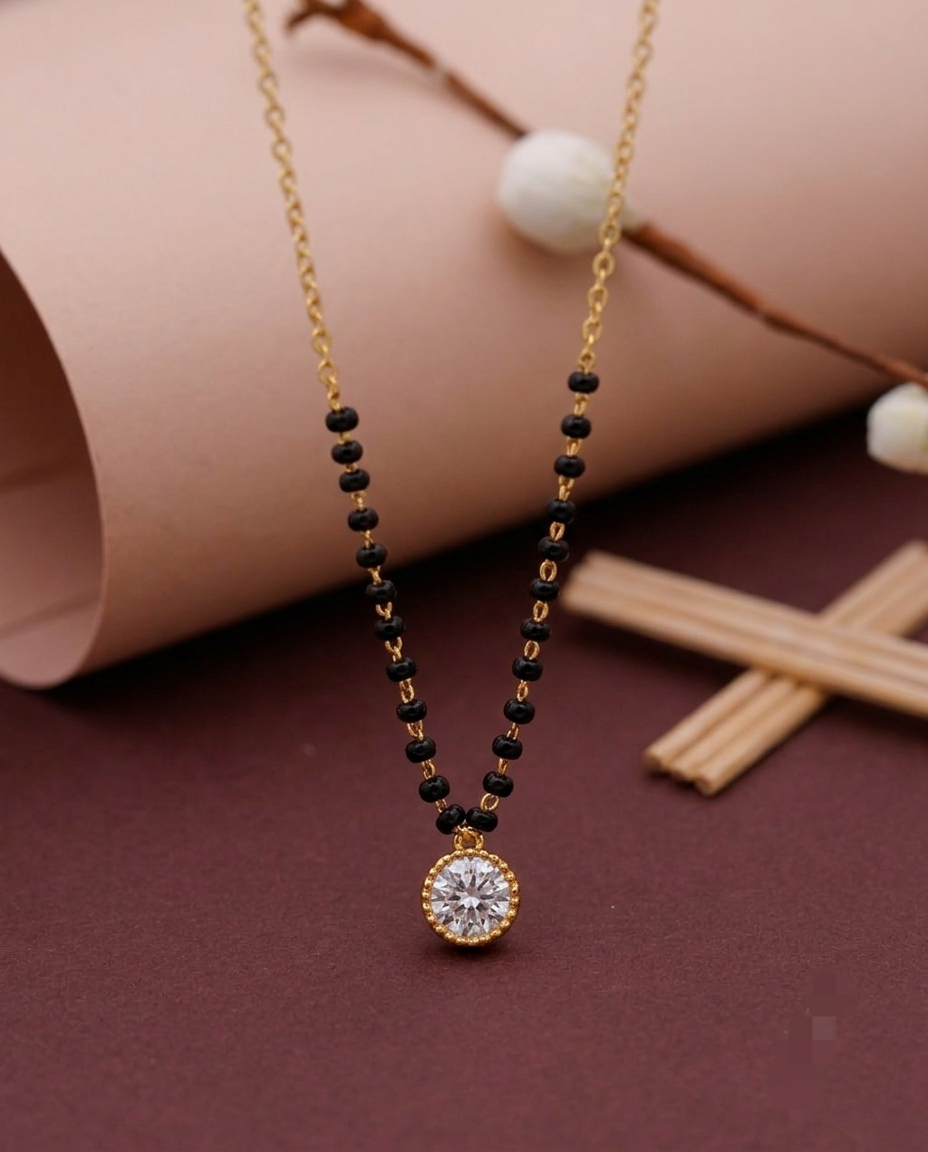 Black Bead Beauty Mangalsutra