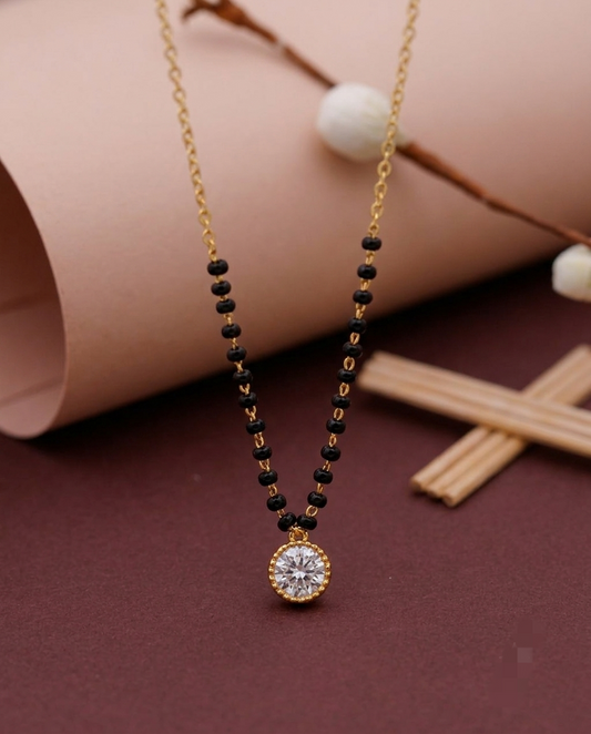 Black Bead Beauty Mangalsutra