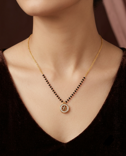 Classic Black Bead Mangalsutra