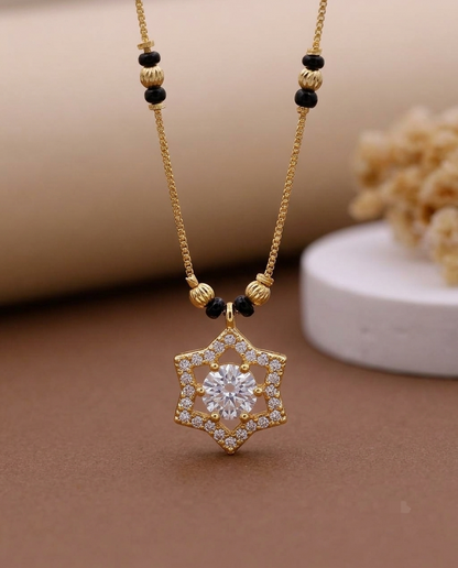 Premium Gold-Tone Mangalsutra Necklace