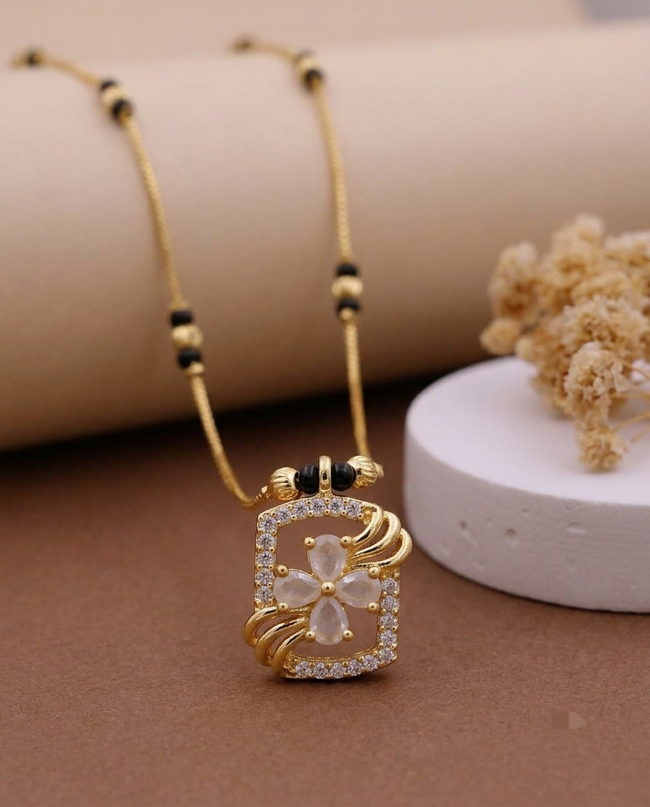 Graceful Gold-Tone Mangalsutra