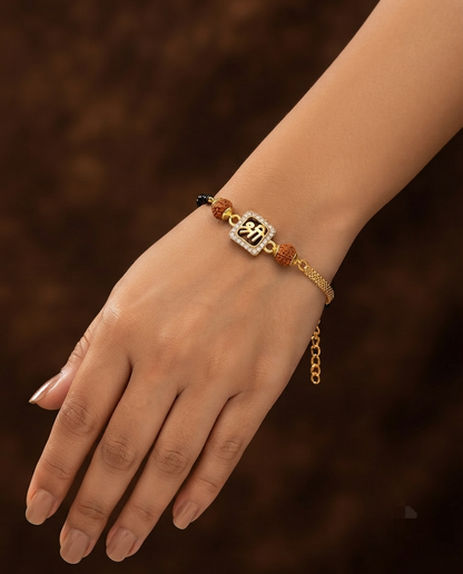 Gold-Tone Mangalsutra Bracelet for Women