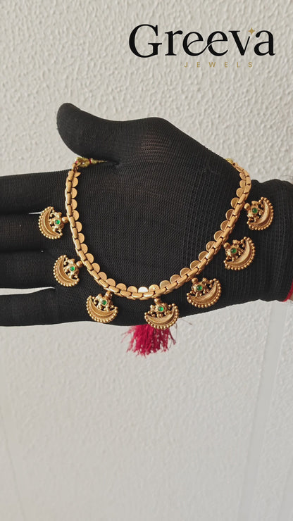 Designer Gold Plated Chandbali Jewelry Set
